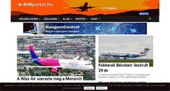 Desktop Screenshot of airportal.hu